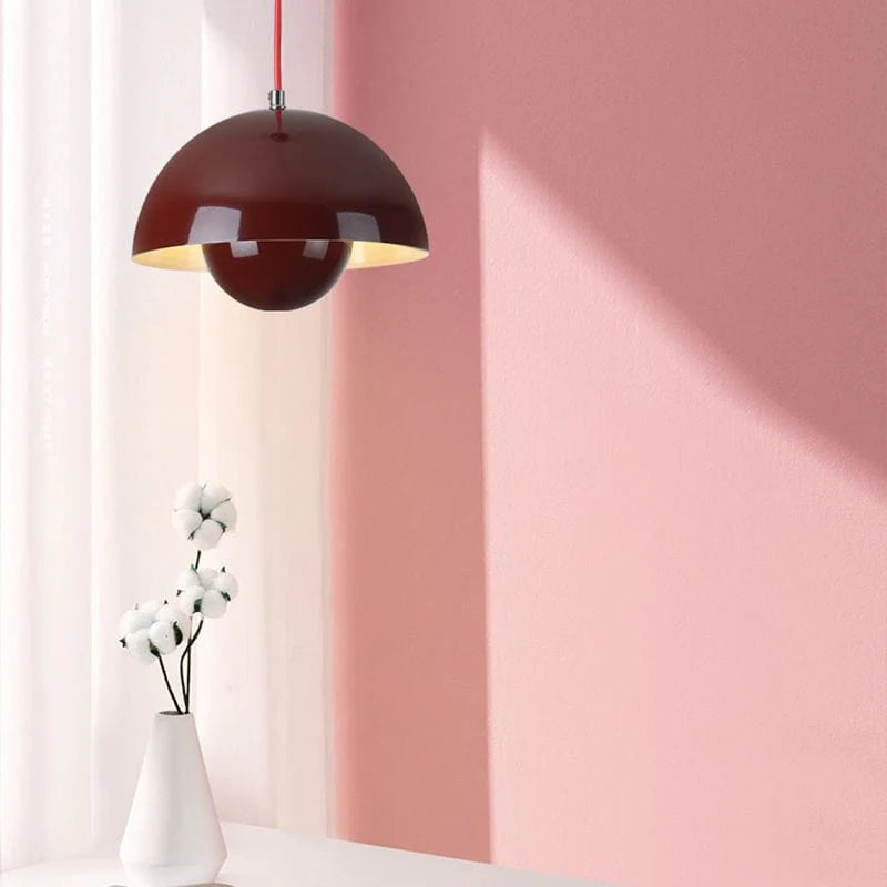 Flowerpot Pendant Lamp, Hanging LED Ceiling Light for Home Decor