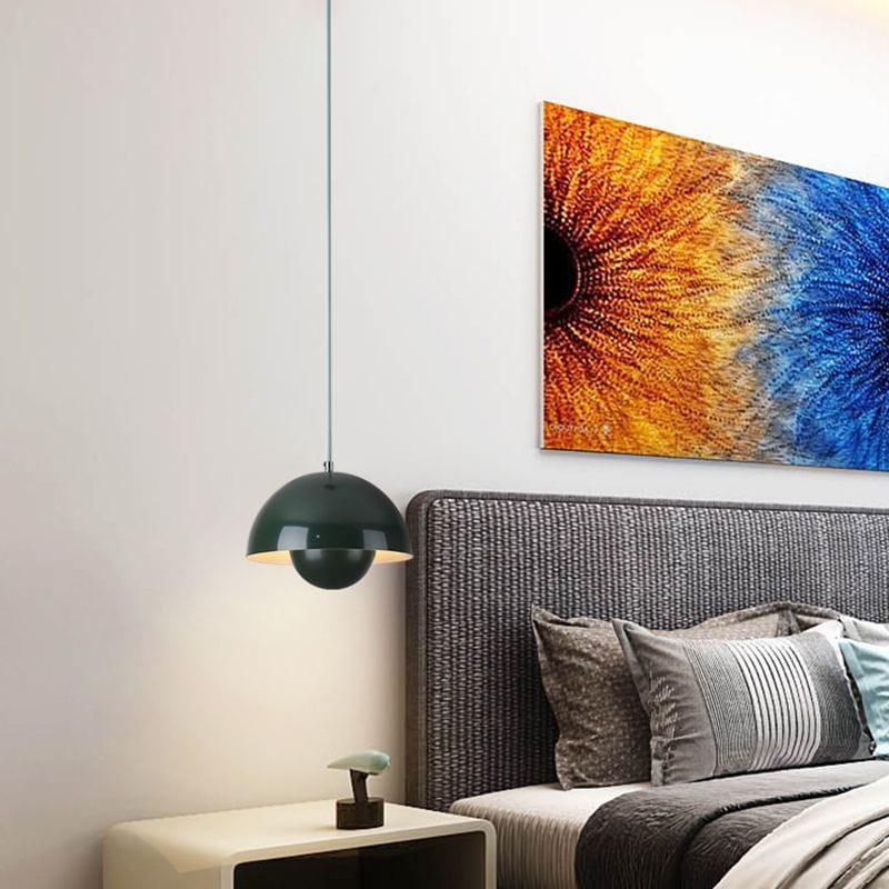 Flowerpot Pendant Lamp, Hanging LED Ceiling Light for Home Decor