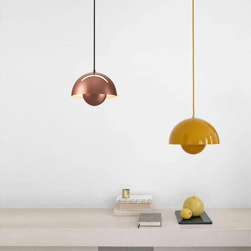 Flowerpot Pendant Lamp, Hanging LED Ceiling Light for Home Decor