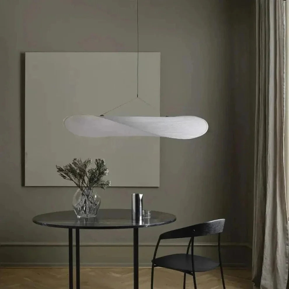Japandi Pendant Lamp Wabi Sabi Silk LED Light