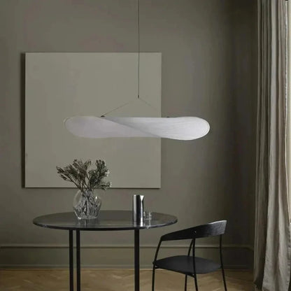 Japandi Pendant Lamp Wabi Sabi Silk LED Light
