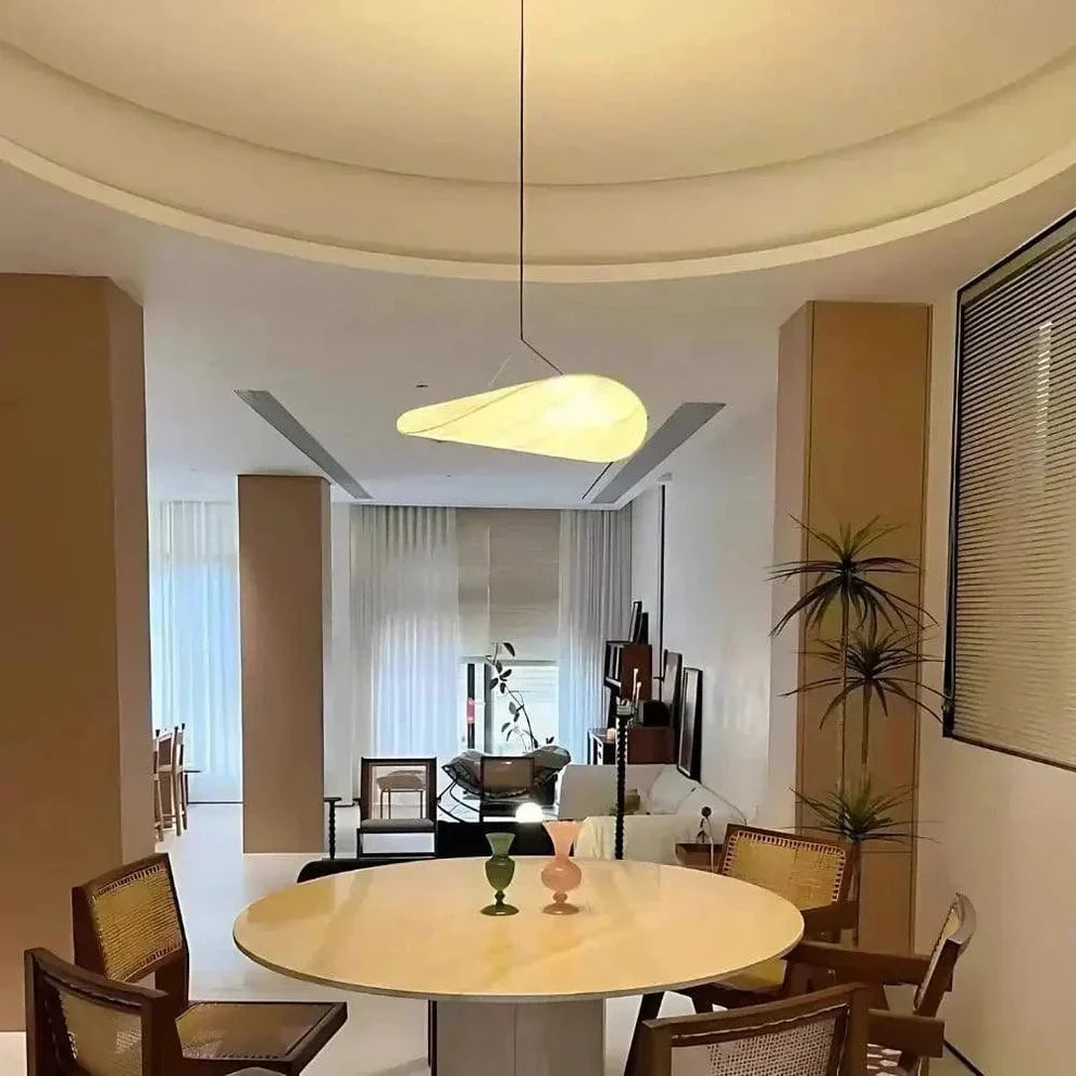 Japandi Pendant Lamp Wabi Sabi Silk LED Light