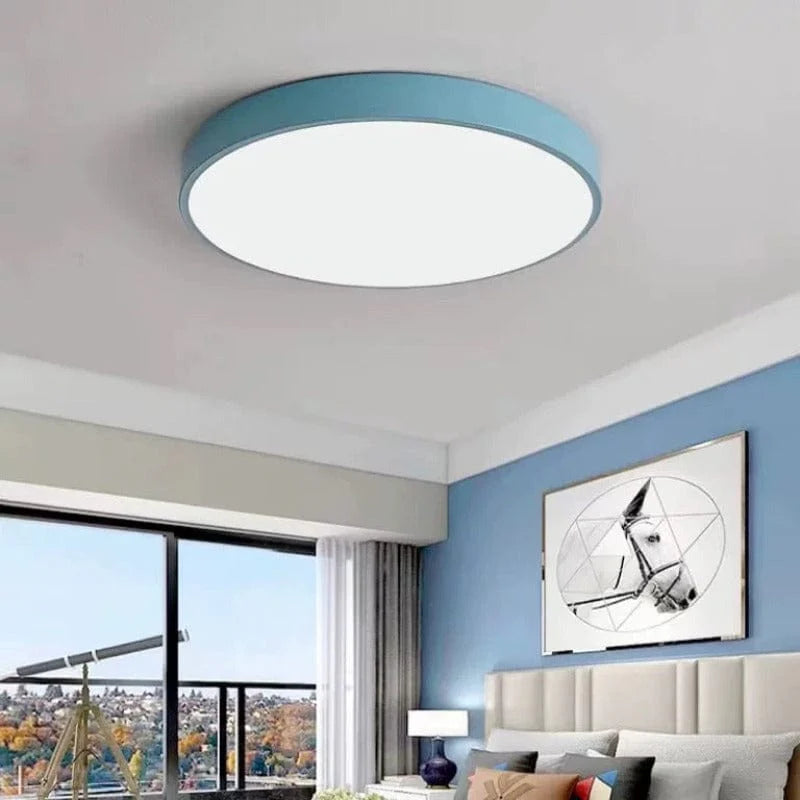 Flat Round LED Ceiling Light for Living Room, Bedroom, Kitchen and Bathroom