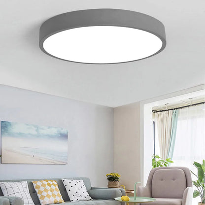 Flat Round LED Ceiling Light for Living Room, Bedroom, Kitchen and Bathroom