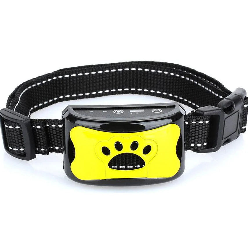 Rechargeable Anti Bark Dog Collar Adjustable Reflective Waterproof Nylon