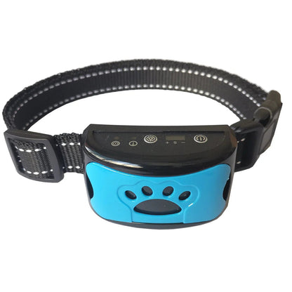 Rechargeable Anti Bark Dog Collar Adjustable Reflective Waterproof Nylon