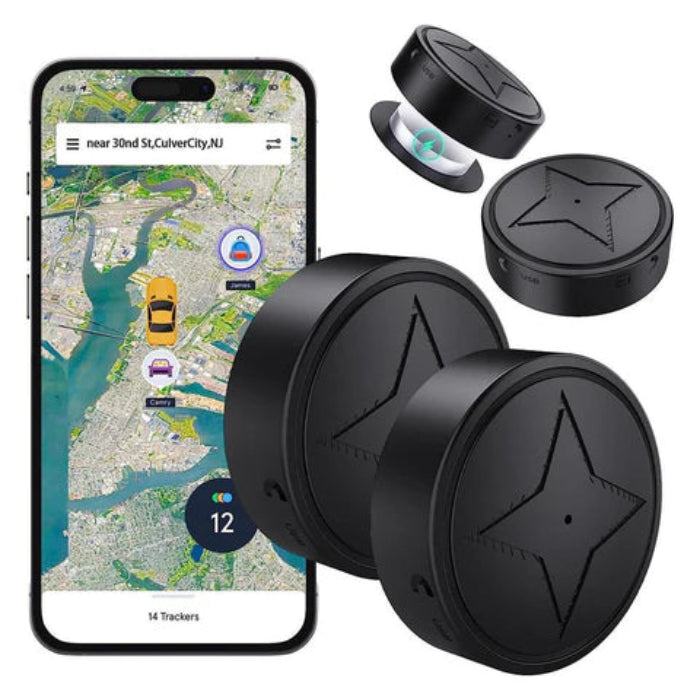 Mini GPS Tracker for Car and Bike, Magnetic Real-Time Tracking
