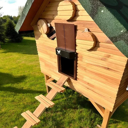 Automatic Chicken Coop Door, Waterproof Aluminum with Light Sensor