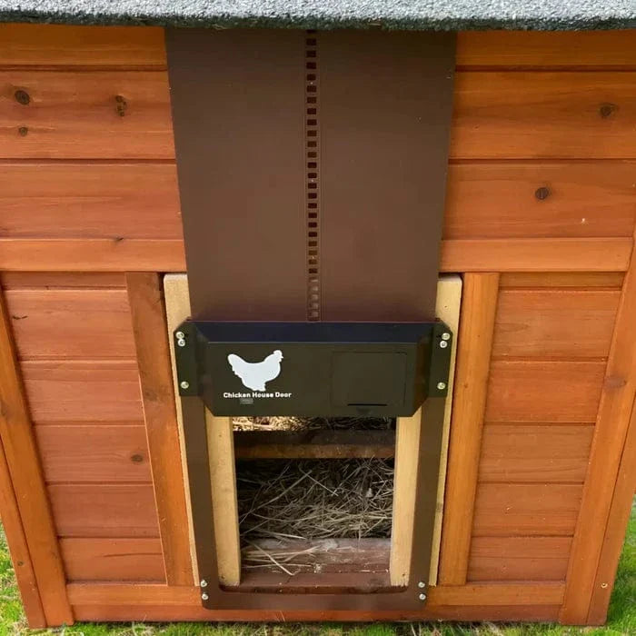 Automatic Chicken Coop Door, Waterproof Aluminum with Light Sensor
