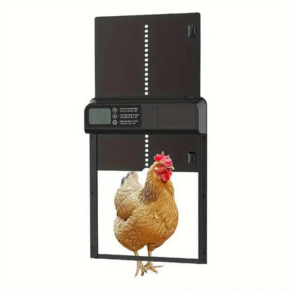 Automatic Chicken Coop Door, Waterproof Aluminum with Light Sensor