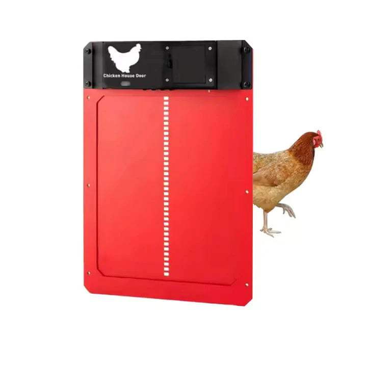 Automatic Chicken Coop Door, Waterproof Aluminum with Light Sensor
