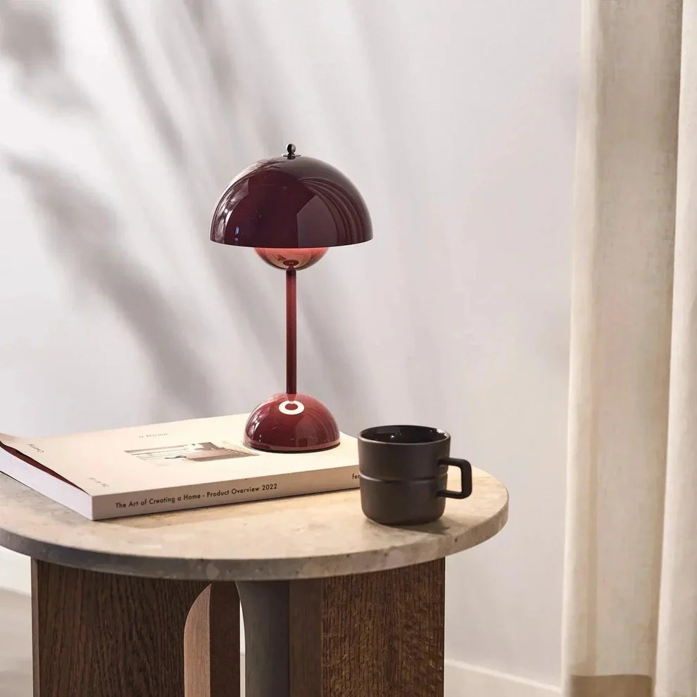 LED Flowerpot Table Lamp, Wireless Dimmable Light