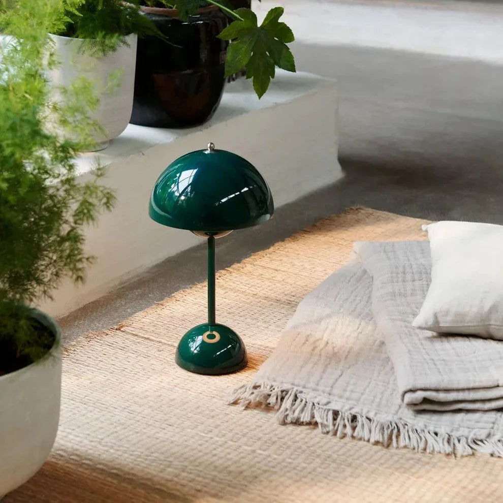 LED Flowerpot Table Lamp, Wireless Dimmable Light