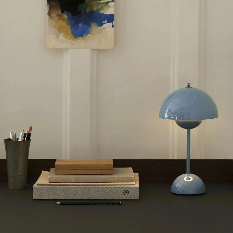 LED Flowerpot Table Lamp, Wireless Dimmable Light
