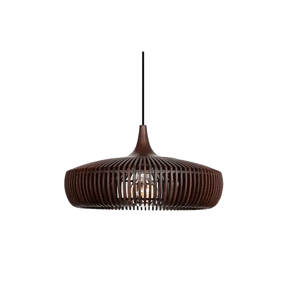 Japanese Wood Ceiling Lamp, Round Wabi Sabi Minimalist Style