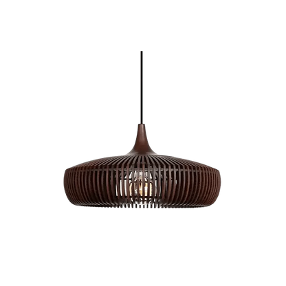 Japanese Wood Ceiling Lamp, Round Wabi Sabi Minimalist Style