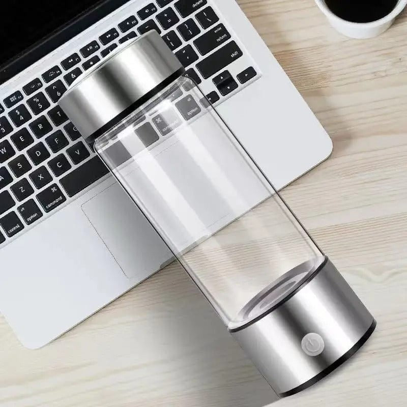 Portable Hydrogen Water Bottle with SPE PEM Technology, 14 oz