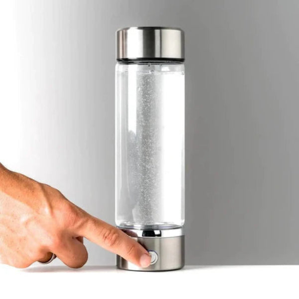 Portable Hydrogen Water Bottle with SPE PEM Technology, 14 oz