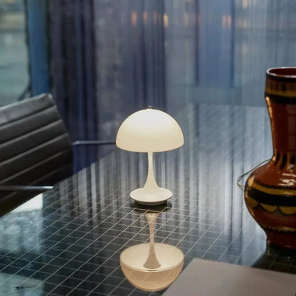 Wireless Mushroom Lamp, Dimmable Portable LED Light