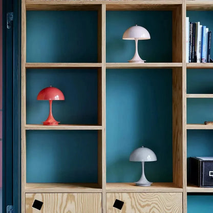 Wireless Mushroom Lamp, Dimmable Portable LED Light