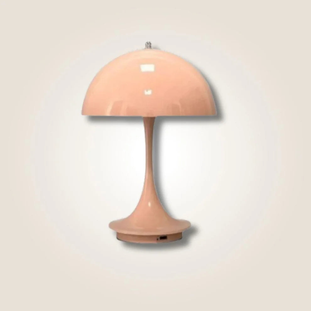 Wireless Mushroom Lamp, Dimmable Portable LED Light