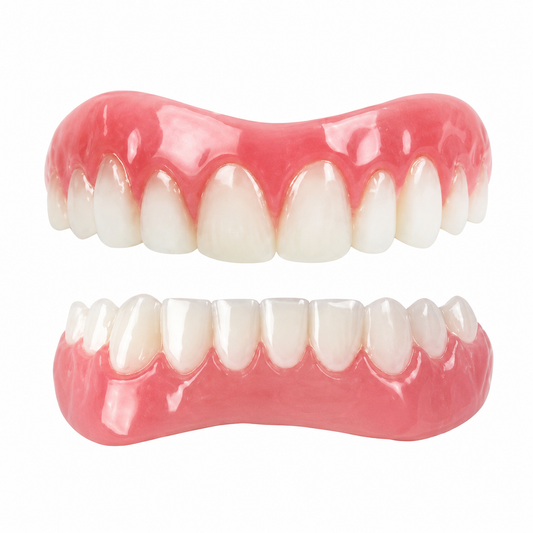 Denture Fitting Set Secure Hold and Natural Smile