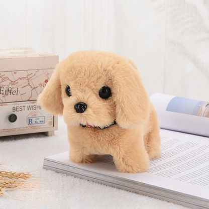 Sound Activated Walking Puppy Toy with Barking and Tail Wagging for Kids