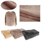 Heated Flannel Blanket with Portable Power Source