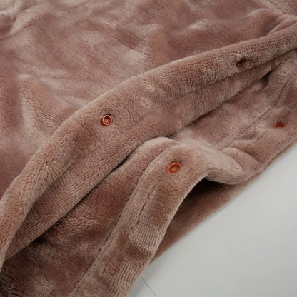 Heated Flannel Blanket with Portable Power Source
