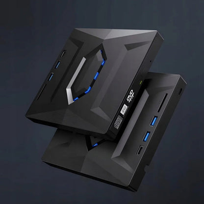 External DVD and CD Writer with SD Card Reader and USB Hub