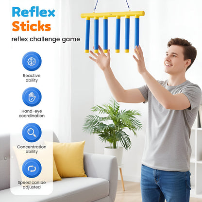 Kids Reflex Game Reaction Trainer Falling Stick Drop Challenge - Image 6