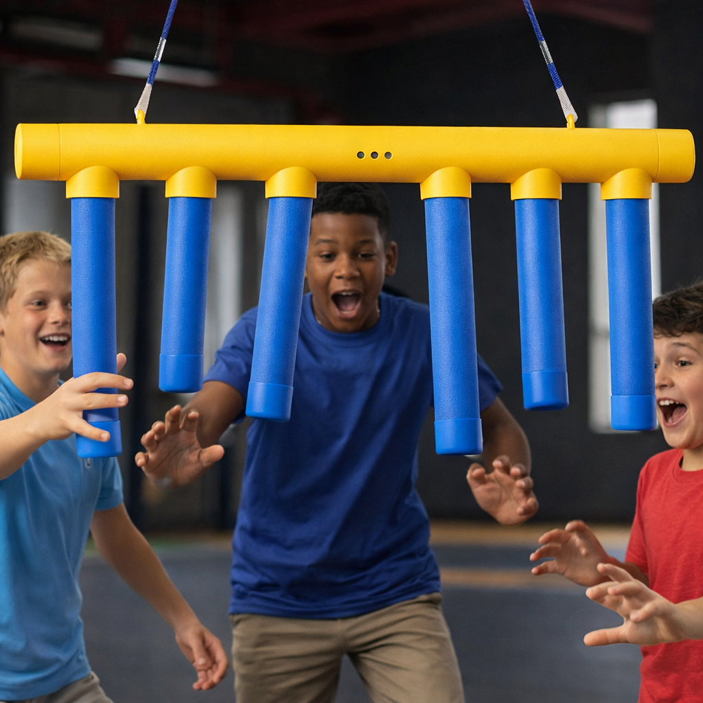 Reflex Training Game with Random Drop Stick and Three Speed Modes