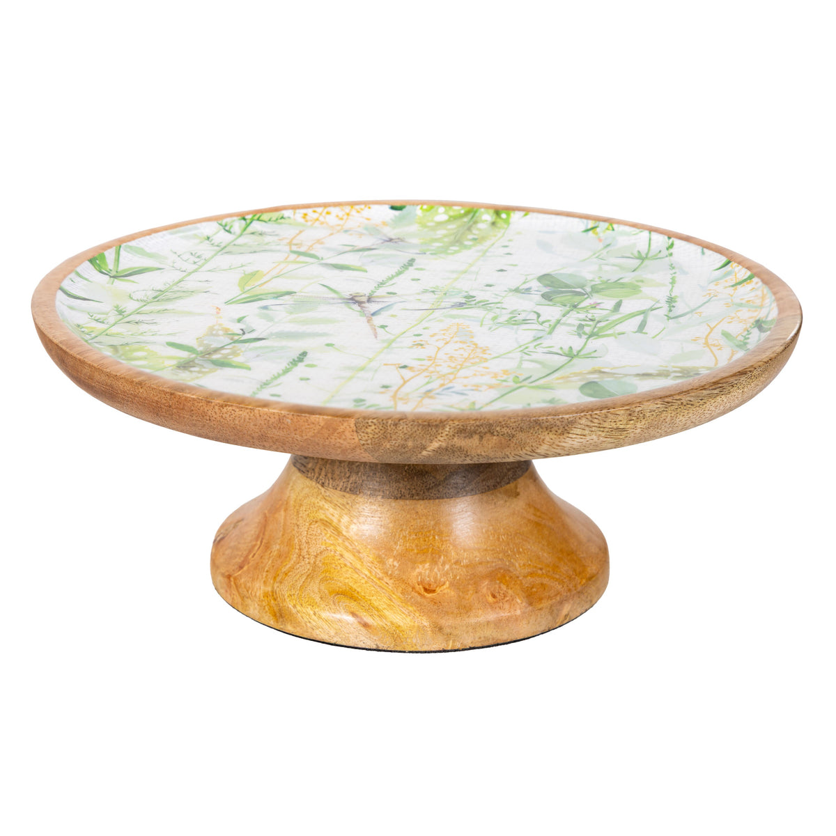 Round Cake Stand with Elevated Platform for Indoor and Outdoor Serving