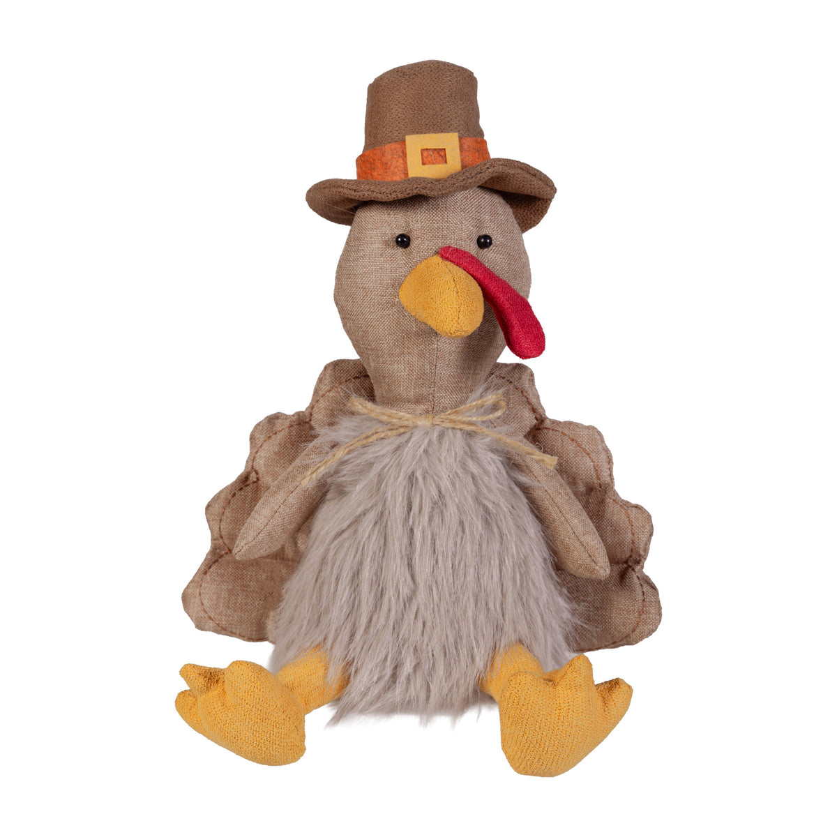 Harvest Turkey Table Accent with Autumn Tones for Fall Decorating
