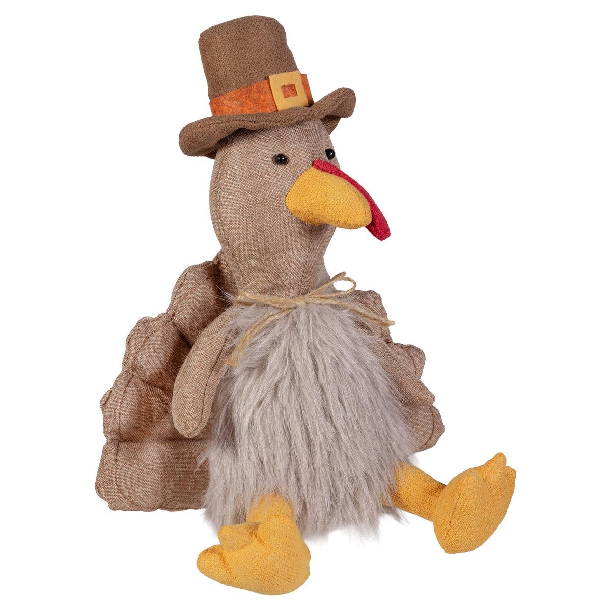 Harvest Turkey Table Accent with Autumn Tones for Fall Decorating