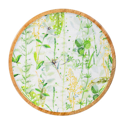 Round Cake Stand with Elevated Platform for Indoor and Outdoor Serving