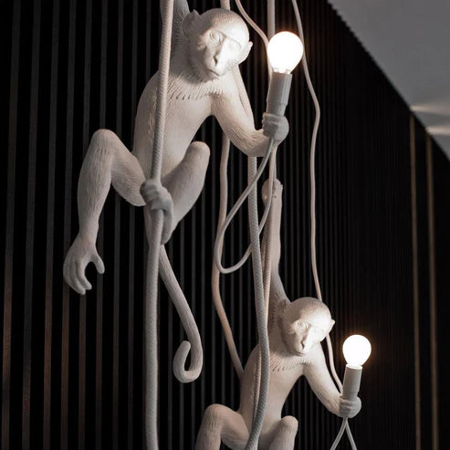 Monkey Pendant Light, Sculptural Design Object