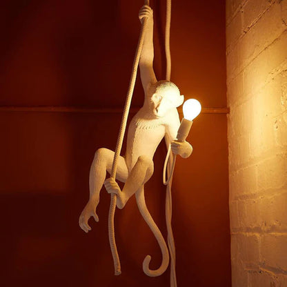 Monkey Pendant Light, Sculptural Design Object