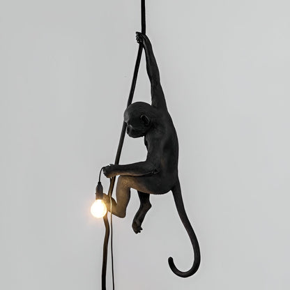 Monkey Pendant Light, Sculptural Design Object