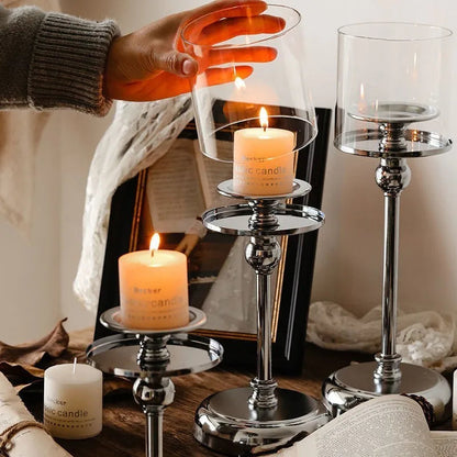 Nordic Candle Holder for Luxurious Home and Restaurant Decoration