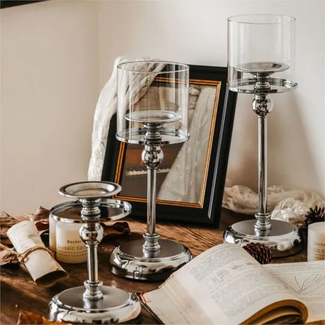 Nordic Candle Holder for Luxurious Home and Restaurant Decoration