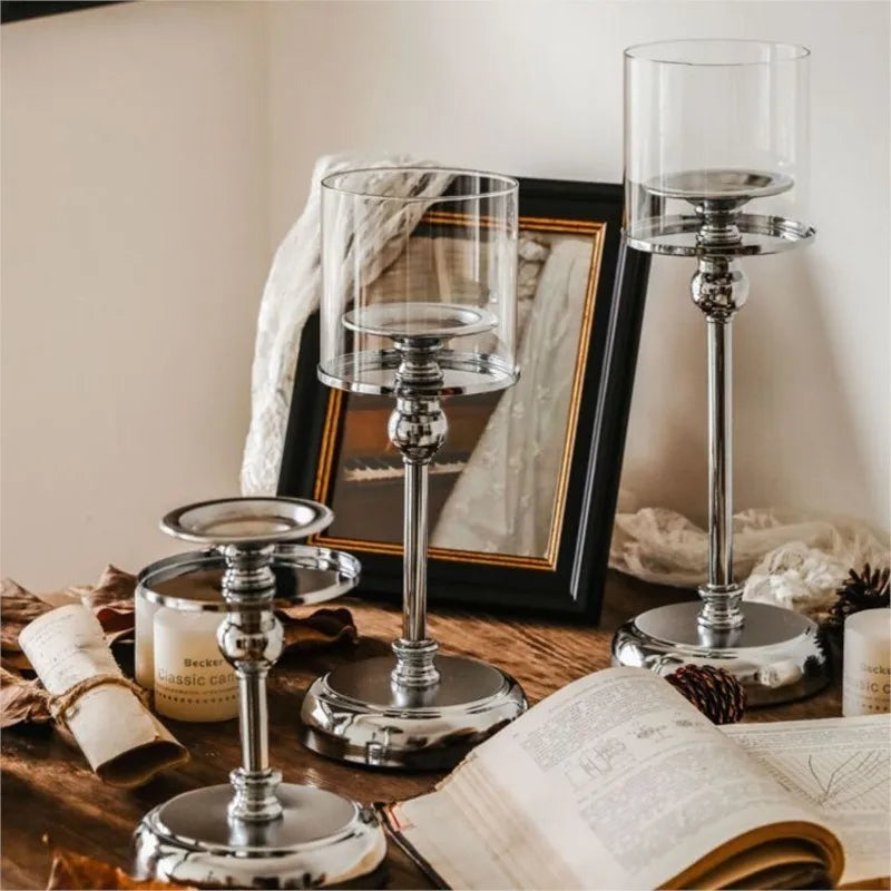 Nordic Candle Holder for Luxurious Home and Restaurant Decoration
