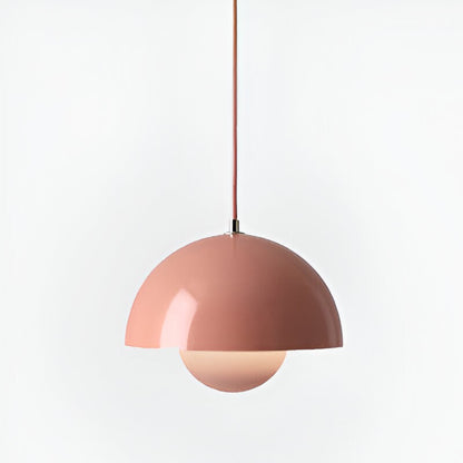 Nordic Macaron Semicircle Dome Pendant Light