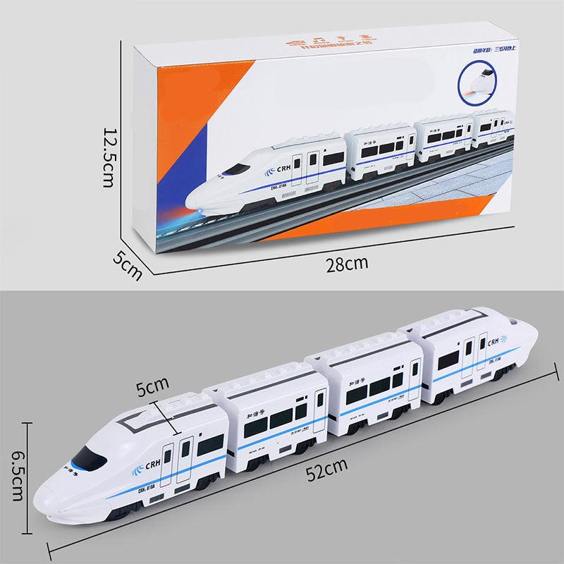 Colorful Chain Train Toy with Linking Carriages in Sets of Three, Four or Five
