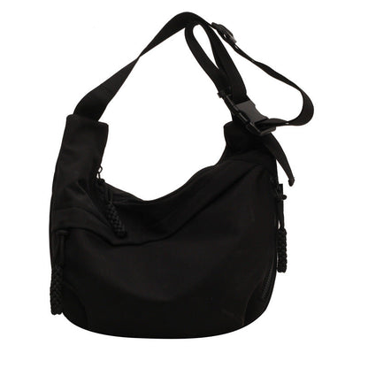 Water Resistant Crossbody Bag with Adjustable Strap and External Zipper Pockets