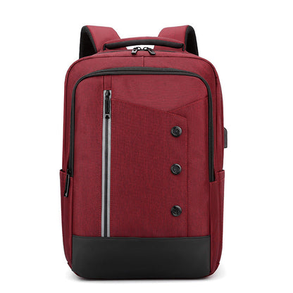 Business Laptop Backpack with 15.6 Inch Laptop Compartment and Water Resistant Fabric