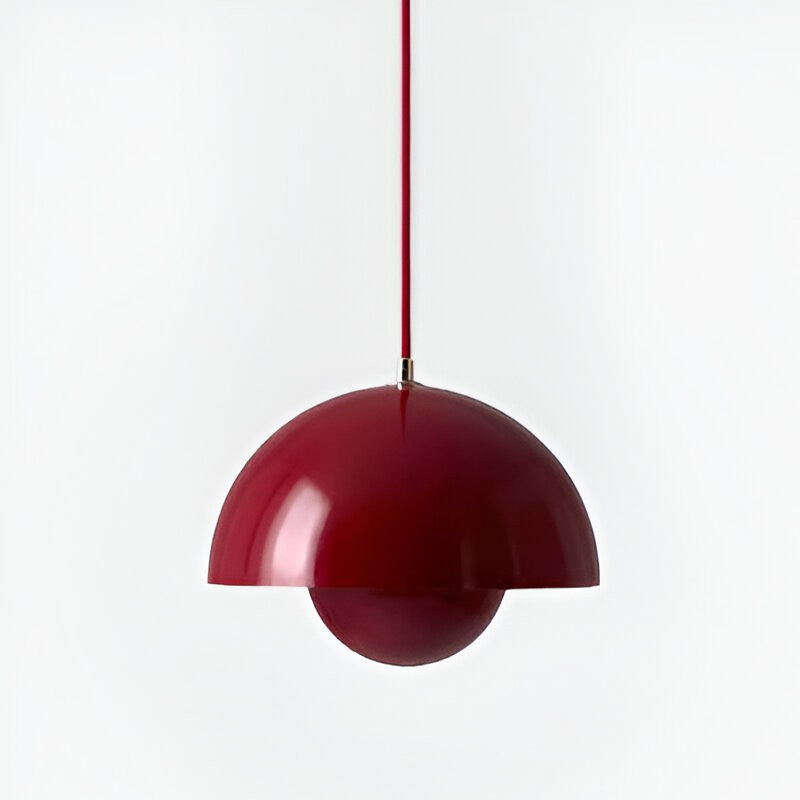 Nordic Macaron Semicircle Dome Pendant Light