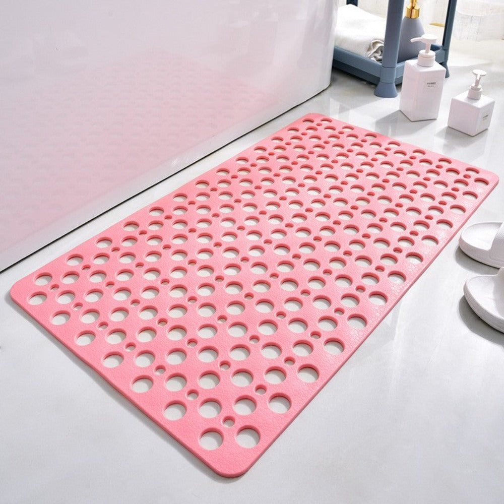 Slip Resistant Shower Mat with Textured Surface for Bathtubs and Showers