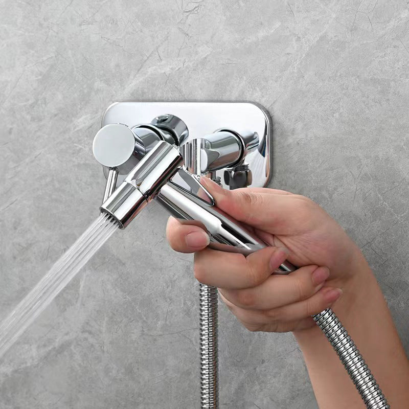 Premium Brass Bidet Sprayer for Toilet with Hot & Cold Water Control | Handheld Design for Enhanced Hygiene and Comfort 8