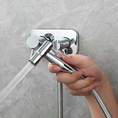 Premium Brass Bidet Sprayer for Toilet with Hot & Cold Water Control | Handheld Design for Enhanced Hygiene and Comfort 8